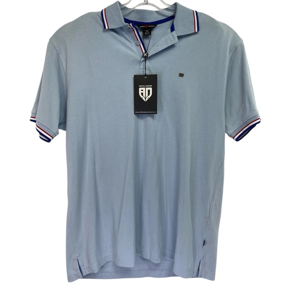 Artful Dodger Men's Sz Large Blue Golf Polo Shirt (P40) NWTs